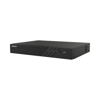 [EX-8004TURBO] DVR 4 Canales TURBOHD + 2 Canales IP / 8 Megapixel (4K) / Audio Bidireccional por Coaxitron / ACUSENSE / Reconocimiento Facial / 1 Bahía de Disco Duro / Salida de Video en Full HD / H.265+