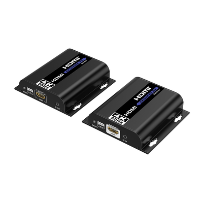 [TT6834K] Kit extensor para distancias de hasta 200 metros | Resolución 4K @60Hz | Cat 6 | Conexión uno a uno y uno a muchos hasta 120 mts | Compatible con Switch gigabit | Control IR 