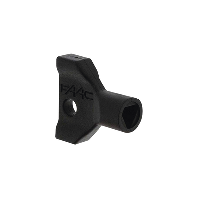 [713002] Llave Triangular de Desbloqueo Para barreras FAAC 