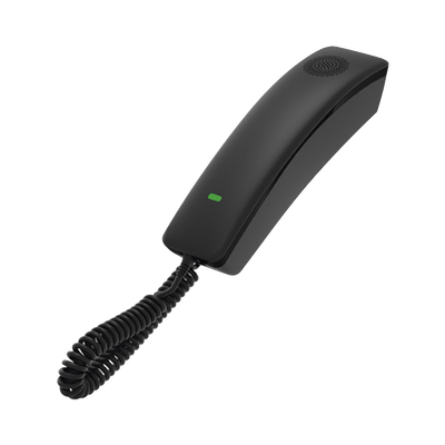 [H2U] Teléfono IP profesional para Hotelería, montaje en pared,  teclado numérico estándar, conferencia de 3 vías, Opus y PoE.