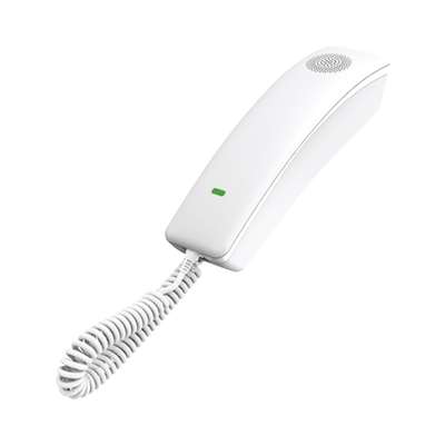 [H2U-W] Teléfono IP profesional para Hotelería, montaje en pared,  teclado numérico estándar, conferencia de 3 vías, Opus y PoE.