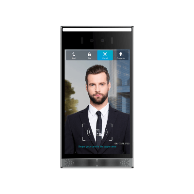 [I68] Videoportero IP SIP con Reconocimiento Facial, 8" IPS, 10,000 rostros, anti-suplantación, IP66/IK07, PoE