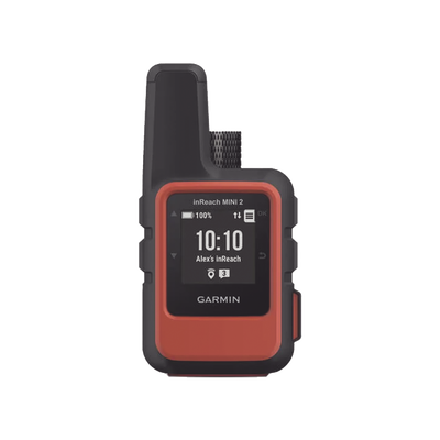 [10-02602-00] GPS portátil inReach® Mini 2 / Pantalla Monocroma Transflectiva 23 x 23 mm / Resolución 176 x 176 píxeles / Batería de Iones de Litio / Autonomía Hasta 14 Días / Resistencia al Agua IPX7 / Sensores GPS, Galile