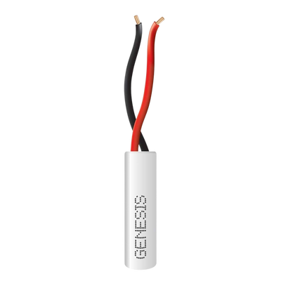 [2102-1101/1000] Bobina de 305 Metros (1000 Pies) de Cable / 2 x 22 AWG / Color Blanco / Riser / Para Sistemas de Intrusión y Automatización