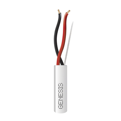 [2121-1101/1000] Bobina de 305 Metros (1000 Pies) de Cable / 2 x 16 AWG / Riser / Tipo CMR-CL3R / Color Blanco / Para Aplicaciones de Alarmas de Intrusión, Control de Acceso, Automatización, Interfonos y TV Porteros