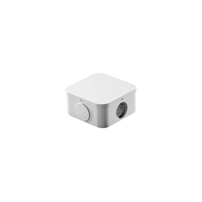 [DX-45-004] Caja Estanca de PVC Para Derivación y Conexión, 4 Entradas, Tapa a Presión, 100x106x53 mm (Área interna), Uso Exterior IP55, Material que no Propaga el Fuego, (línea Quadrix)