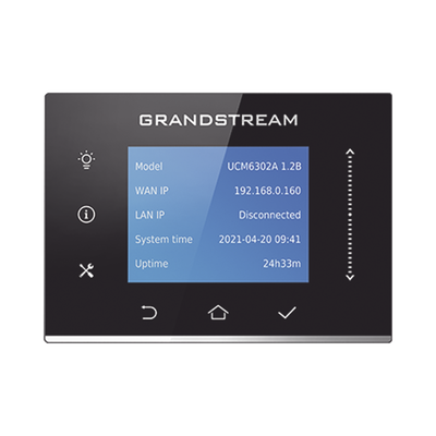 [UCM6302A] IP-PBX UCM6302A / 500 Usuarios / 75 Llamadas Simultáneas / 2 FXO + 2 FXS / 3 Puertos Gigabit PoE+ / Solución Híbrida On-Premise y Cloud