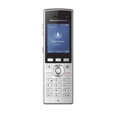 [WP822]  Teléfono WiFi portátil empresarial con 2 lineas y cuentas SIP, Bluetooth y botón Push-to-talk
