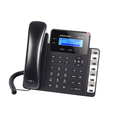 [GXP-1628] Teléfono IP SMB de 2 líneas con 3 teclas de función, 8 teclas BLF y conferencia de 3 vías, PoE