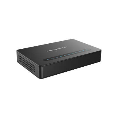 [HT818] Gateway de 8 puertos FXS con Router NAT y doble puerto de red Gigabit