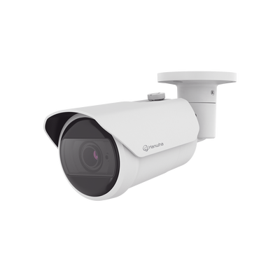 [QNO-C9083R] Camara Bala IP 8MP con funciones IA / Lente Motorizado 3.2 a 10.2 mm / WDR 120dB / H.265 / RanuraSD / Protección IP66 IK10 / IR 30m