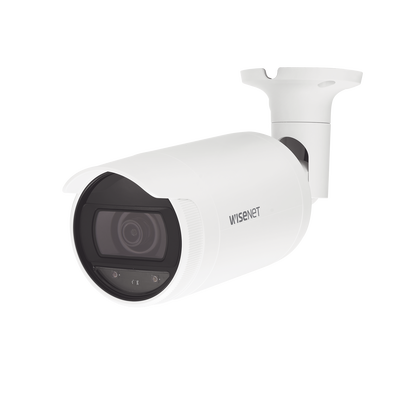 [AN-OL7022R] Cámara IP Tipo Bala 4 Megapíxel / Lente 4mm / IR 25M / WDR 120db / IP66 / H.265 & WiseStream / modo pasillo / POE 802.3af