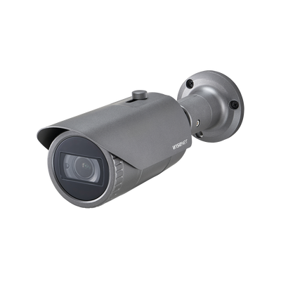 [QNO-6082R] Cámara IP Tipo Bala Antivandálica 2 Megapíxel / Lente Varifocal 3.2 - 10mm / IR 30M / WDR 120db / IP66 / H.265 & WiseStream
