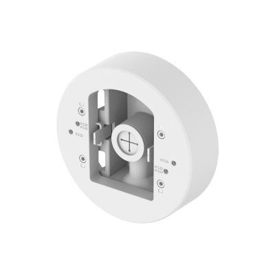 [SBD-140PMW] Adaptador de poste compatible con camaras tipo domo Hanwha / verificar compatibilidad