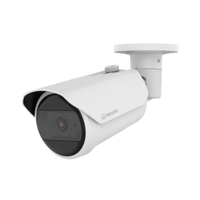 [QNO-C8013R] Cámara IP Tipo bala Antivandálica 5 Megapíxel / Lente fijo 3mm / IR 25 a 30M / WDR 120db / IP66 / IK10 / H.265 & WiseStream / Inteligencia Artificial Deteccion de Personas y vehiculos