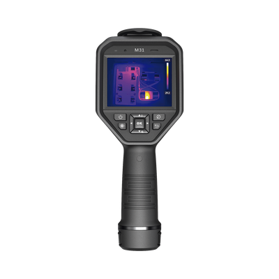 [HM-TP23-7QF/W-M31] M31 - Cámara Termográfica Portátil Dual / Lente Térmico 9.7 mm (384 x 288) / Lente Óptico (8 Megapixel) / WiFi / IP54 / Ranura MicroSD hasta 64 Gb  / Hasta 5 Horas de Funcionamiento Continuo