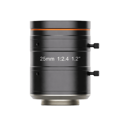 [MVL-KF2524M-25MP] Lente FA Machine Vision / 25MP / Distorsión -0.04% / Montura C / Iris Manual / F2.4-F16 / Ø40 × 58.4 mm (1.57 × 2.3 in) / -10°C a 50°C