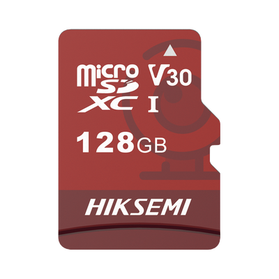 [HS-TF-E1/128G] Memoria microSD / Clase 10 de 128 GB / Especializada Para Videovigilancia (Uso 24/7) / Compatibles con cámaras HIKVISION y Otras Marcas / 95 MB/s Lectura / 50 MB/s Escritura
