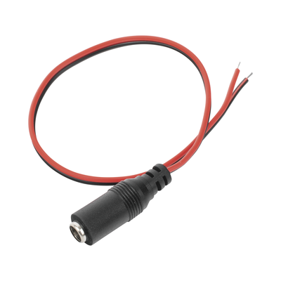 [DC-CORDF] Cable con Conector Hembra, Alimentación para Vcc con Puntas Libres.
