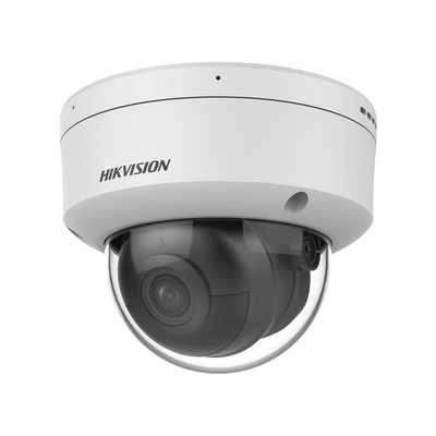 [DS-2CD3166G2-IS(U)(H)] Domo IP 6 Megapixel / Lente 2.8 mm / 40 mts IR / Exterior IP67 / IK10 / Microfono Integrado / DARKFIGHTER / Audio y Alarma I/O / PoE / ONVIF / Micro SD / 4 Analíticos: AcuSense, Deteccion Facial, Conteo de Personas por Cruce y Zona