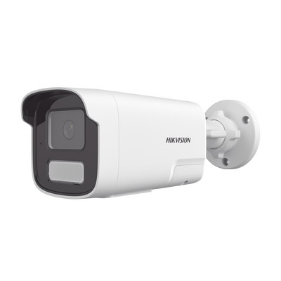 [DS-2CD1T43G2-LIUF/SL] [PROTECCIÓN ACTIVA] Bala IP 4 Megapíxel / ACUSENSE Lite (Detección de Humanos y Vehiculos) / Lente 4 mm / Audio de Dos Vías /  Luz Intermitente y Alerta de Audio / 50 Mts IR EXIR 2.0 / Exterior IP67 / WDR 120 dB / PoE  