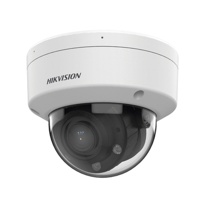 [DS-2CD1743G2-LIZSU] Domo IP 4 Megapíxel / Lente Motorizado 2.8 a 12 mm / Dual Light (30 mts IR + 30 mts Luz Blanca) / ACUSENSE Lite / Microfono Integrado / Exterior IP67 / IK08 / WDR 120 dB / PoE  / Micro SD