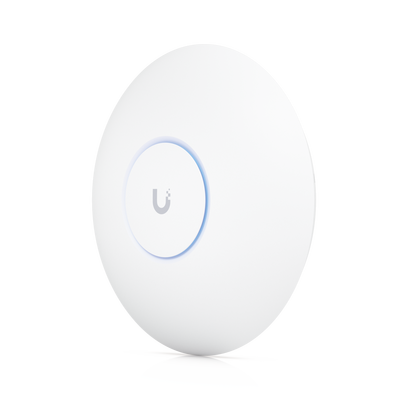 [U7-PRO-MAX] Access Point UniFi U7 Pro Max con 8 streams espaciales / para Techo o Pared / Tribanda (2.4/5/6GHz) / Radio Dedicado a Escaneo Espectral / Puerto 2.5 GbE / +500 clientes / POE+ (No incluido) / Para alta densidad de usuarios en escenarios exigentes 