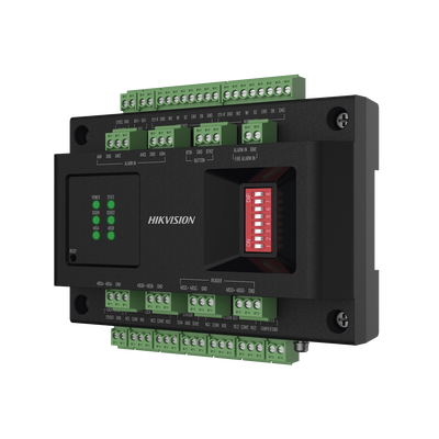 [DS-K2M002X] Expansor de 2 Puertas para Paneles de Control de Acceso DS-K27 Series / Comunicación RS-485 / 4 Entradas y 2 Salidas Auxiliares
