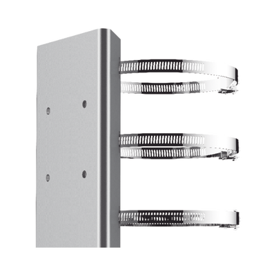 [DS-1673ZJ-P] Montaje de Poste para PTZ / Acero Inoxidable / Compatible con PTZ HIKVISION