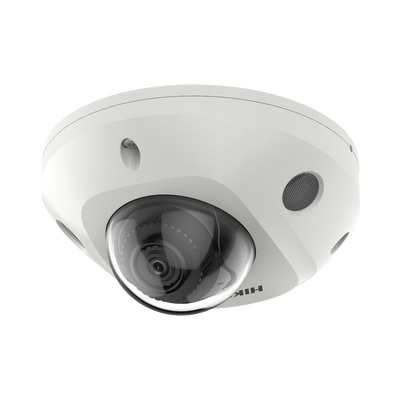 [DS-2CD3546G2-IS(H)] Mini Domo IP 4 Megapixel / Lente 2.8 mm / 30mts IR EXIR / Micrófono Integrado / Exterior IP67 / IK08 / PoE / DARKFIGHTER / Alarmas y Audio I/O / ONVIF / Micro SD / 4 Analíticos: AcuSense, Deteccion Facial, Conteo de Personas por Cruce y Zona