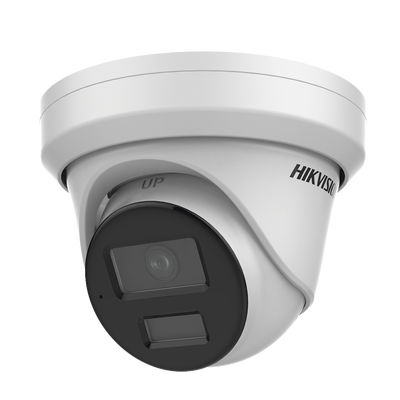 [DS-2CD3386G2-IS(U)(H)] Turret IP 8 Megapixel (4K) / Lente 2.8 mm / 40 mts IR / Exterior IP67 / Micrófono Integrado / DARKFHGITER / Alarmas y Audio I/O / PoE / ONVIF / Micro SD / 4 Analíticos: AcuSense, Deteccion Facial, Conteo de Personas por Cruce y Zona