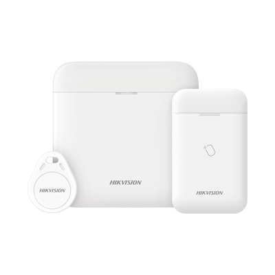 [DS-PWA48-KS-RONDIN]   (AX PRO) KIT de Alarma AX PRO con GSM (3G/4G) para RONDINES / Incluye: 1 Hub con bateria de respaldo/ 1 Lector Tag / 1 Tag / Compatible con Hik-Connect P2P