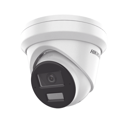[DS-2CD2363G2-LI2U] [Dual Light + 2 Micrófonos Integrados] Turret IP 6 Megapixel / Lente 2.8 mm / 30 mts Luz Blanca + 30 mts IR / ACUSENSE / Exterior IP67 / WDR 120 dB / PoE / ONVIF / Micro SD / Metal / ACUSEARCH