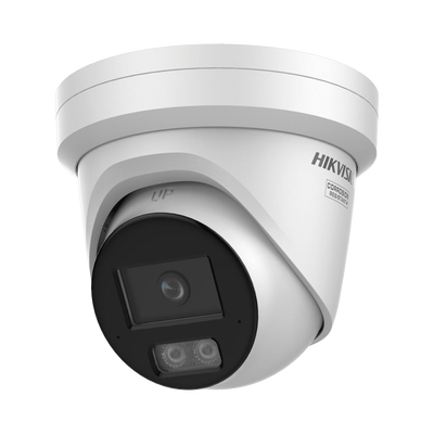 [DS-2CD2387G3-LI2UY] [Dual Light + ColorVu 3.0 + HikAI] Turret IP 8 Megapixel / Lente 2.8 mm / 30 mts IR + Luz Blanca / 2 Microfonos Integrados / Exterior IP67 / WDR 130 dB / ACUSENSE 3.0 / Metal / NEMA 4X / ACUSEARCH