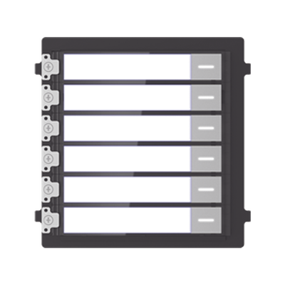 [DS-KD-KK] Módulo de Botones Para Videoportero Modular / Llamada de un solo Toque / Soporta Hasta 6 Monitores Principales