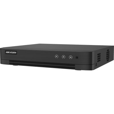 [IDS-7204HQHI-M1/T] DVR 4 Canales TURBOHD + 2 Canales IP / 5 Megapixel Lite - 3K Lite / Audio Bidireccional  / ACUSENSE (Evista falsas alarmas) / 1 Bahía de Disco Duro / Salida de Video en Full HD 