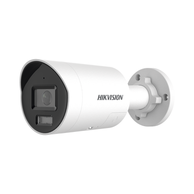 [DS-2CD2087G3-LI2UY/SRB] [Dual Light + ColorVu 3.0 + HikAI] Bala IP 8 Megapixel / Lente 2.8 mm / 40 mts IR + Luz Blanca / 2 Microfonos Integrados / Exterior IP67 / Estrobo Azul y Rojo /  WDR 130 dB / ACUSENSE 3.0 / Metal / NEMA 4X / ACUSEARCH