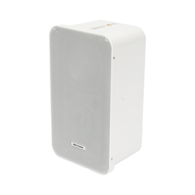 [DS-QAE0420G1-V] Altavoz Tipo Columna | 20 Watts | 100 V | Rejilla de Metal | Color Blanco | Montaje en L | Exterior IP66