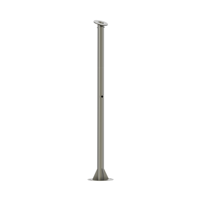 [L1500-X800-R125(TCGX06)] Poste para Cámara ANPR / Compatible con DS-TCG406-E / Altura de 1.5 Metros /  Color Gris