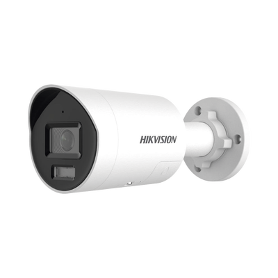 [DS-2CD2087G3-LI2UY/SL] [Dual Light + ColorVu 3.0 + HikAI] Bala IP 8 Megapixel / Lente 2.8 mm / 40 mts IR + Luz Blanca / 2 Microfonos Integrados / Exterior IP67 / Estrobo Luz Blanca /  WDR 130 dB / ACUSENSE 3.0 / Metal / NEMA 4X / ACUSEARCH