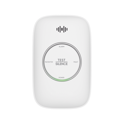 [HF-GN110] (HikFire) Detector de Gas Natural Metano (CH4) / Alarma Temprana / Salida para cierre de Válvula y/o  activación de Ventilador / Protección IP30 / Alarma de 70dB a 115dB a 1 metro de distancia