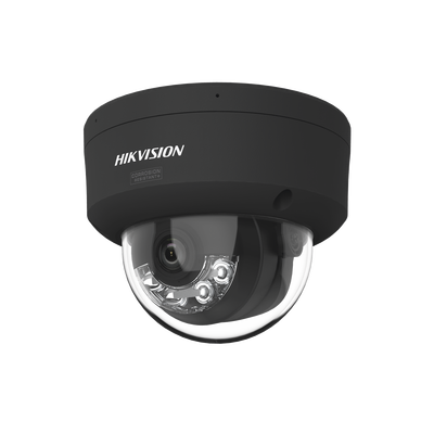 [DS-2CD2167G3-LIS2UY(BLACK)] [Dual Light + ColorVu 3.0 + HikAI] Domo IP 6 Megapixel / Lente 2.8 mm / 30 mts IR + Luz Blanca / 2 Microfonos Integrados / Exterior IP67 / WDR 130 dB / ACUSENSE 3.0 / Metal / NEMA 4X / ACUSEARCH