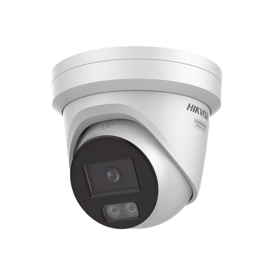 [DS-2CD3387G3-LISU] Turret IP 8 Megapixel (4K) / Lente 2.8 mm / Dual Light (40 mts IR + 40 mts Luz Blanca) / DARKFIGHTER S / Exterior IP67 / Microfono Integrado / WDR 130 dB / 4 Analíticos: AcuSense, Deteccion Facial, Conteo de Personas por Cruce y Zona