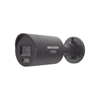 [DS-2CD2047G3-LI2UY(BLACK)] [Dual Light + ColorVu 3.0 + HikAI] Bala IP 4 Megapixel / Lente 2.8 mm / 40 mts IR + Luz Blanca / 2 Microfonos Integrados / Exterior IP67 /  WDR 130 dB / ACUSENSE 3.0 / Metal / NEMA 4X / ACUSEARCH