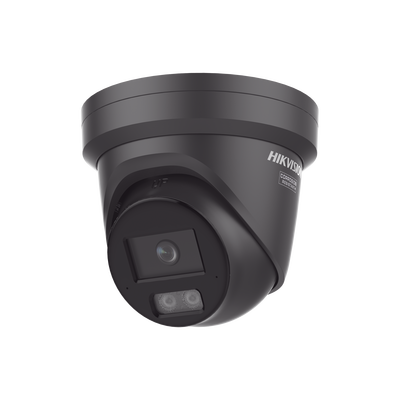 [DS-2CD2347G3-LI2UY(BLACK)] [Dual Light + ColorVu 3.0 + HikAI] Turret IP 4 Megapixel / Lente 2.8 mm / 30 mts IR + Luz Blanca / 2 Microfonos Integrados / Exterior IP67 / WDR 130 dB / ACUSENSE 3.0 / Metal / NEMA 4X / ACUSEARCH
