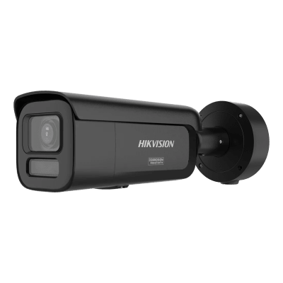 [DS-2CD2647G3-LIZSY(BLACK)] [Dual Light + ColorVu 3.0 + HikAI] Bala IP  4 Megapixel / Lente Mot. 2.8 a 12 mm / 60 mts IR + Luz Blanca / Exterior IP67 / WDR 130 dB / ACUSENSE 3.0 / Microfono Integrado / Metal / NEMA 4X / ACUSEARCH