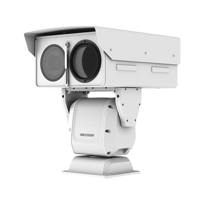 [DS-2TD8167-190ZC4F/W] PTZ IP Punta de Poste / Lente Térmico 36 - 190 mm (640 X 512) / Lente Óptico 56X Zoom  /Exterior IP66 / 48 Vcc