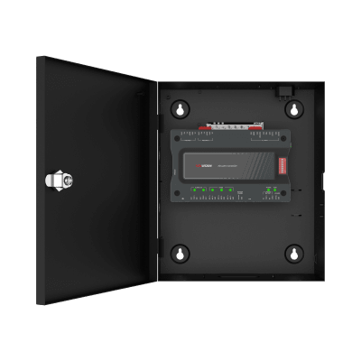 [DS-K2220X] Controlador MAESTRO para Elevadores / Incluye Gabinete y Fuente / Control de Acceso para los pisos de los Elevadores por Huella o Tarjeta 