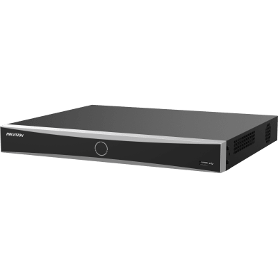 [DS-7632NXI-K2/16P(E)] [AcuSearch] NVR 12 Megapixel (4K) / 32 canales IP / 16 Puertos PoE+ / Recocimiento Facial / AcuSense (Evita Falsas Alarmas) / 2 Bahías de Disco Duro / HDMI en 4K / Alarmas I/O / 300 Metros PoE Modo Extendido