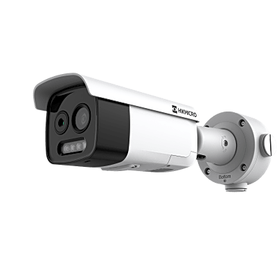 [HM-TD2618-10/G0/T1A] HIKMICRO Cámara Bala IP Térmica y Óptica Dual / Análisis de Video (VCA 3.0) para Protección Perimetral / Detección Térmica de Incendios y Humos / Medición de Temperatura -20°C a 150°C 